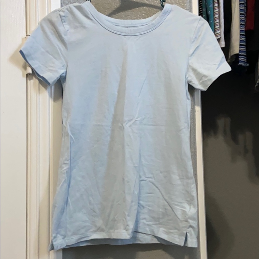 Baby blue tshirt